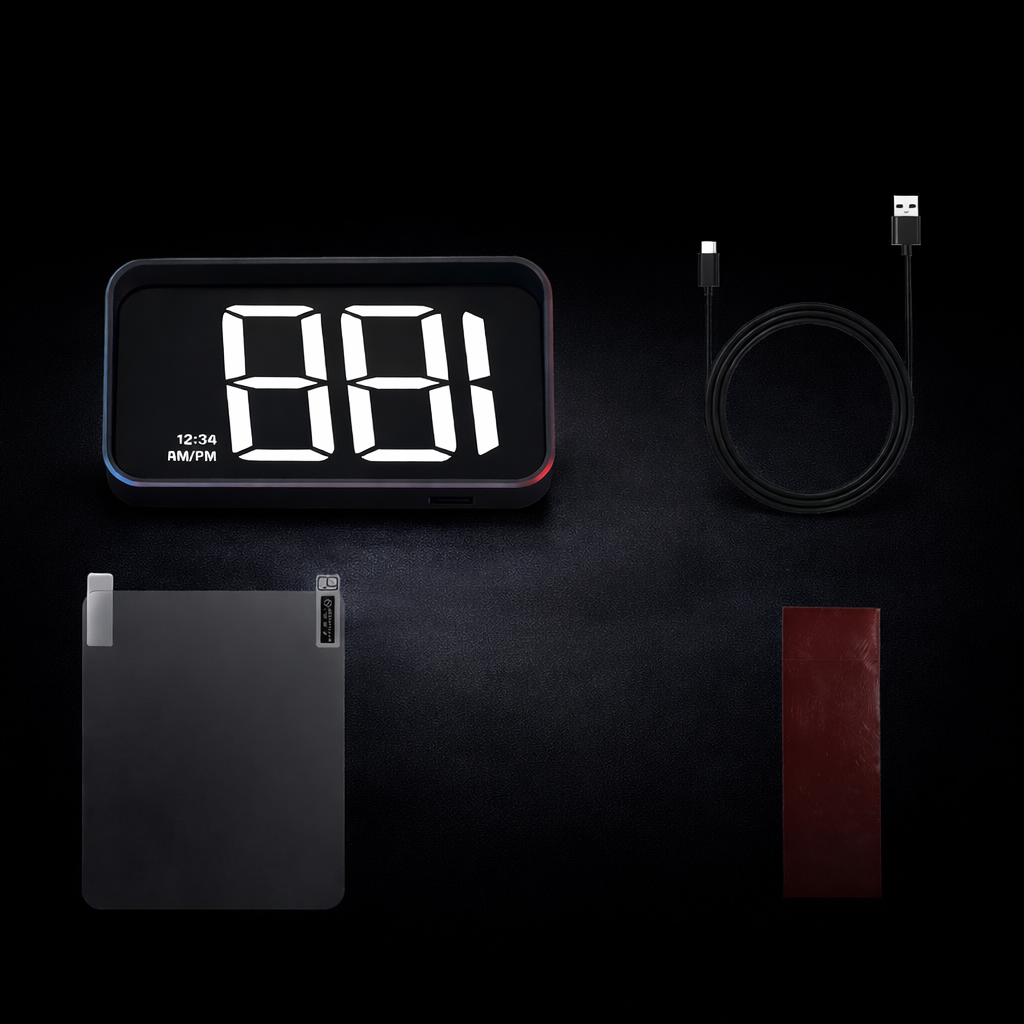 NOIRDRV© Speedometer Head-Up Display (HUD)